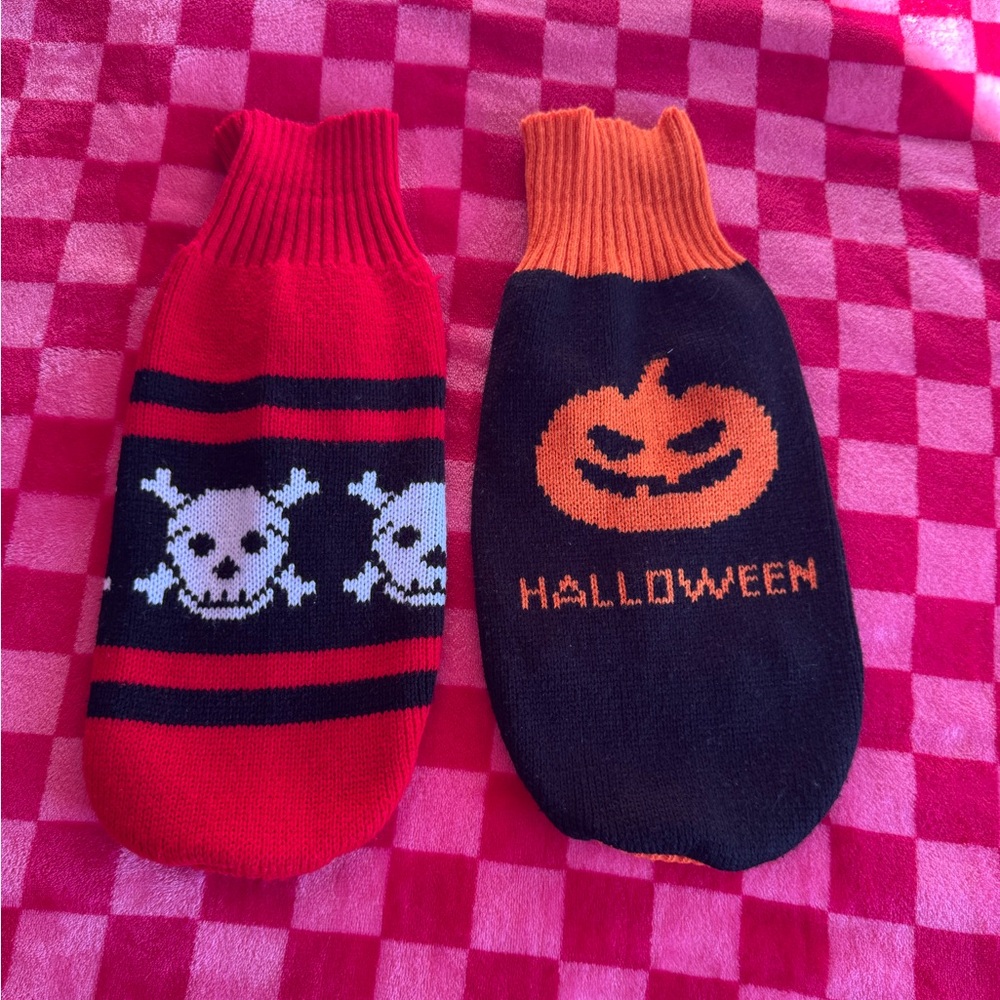 Halloween Themed Pet Sweaters